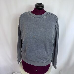 Dylan Gray Washed Crewneck Sweatshirt Medium Casual Relaxed Pullover Top